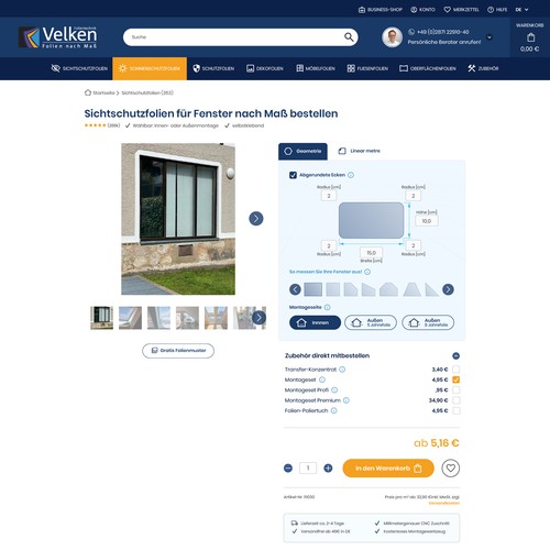 Velken Product Detail Page