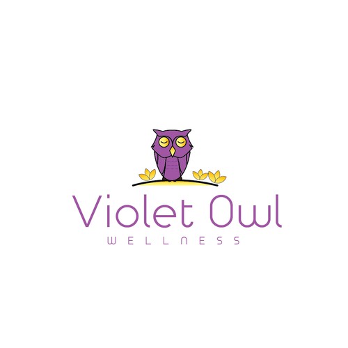 Violet Owl Wellness Logo