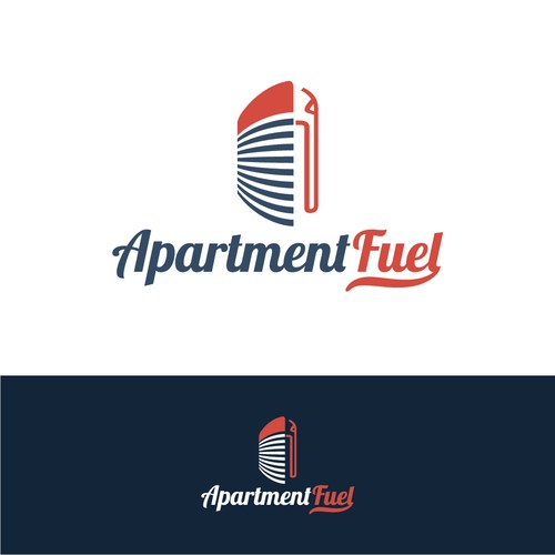 Clever logo for a apartment marketing agency 