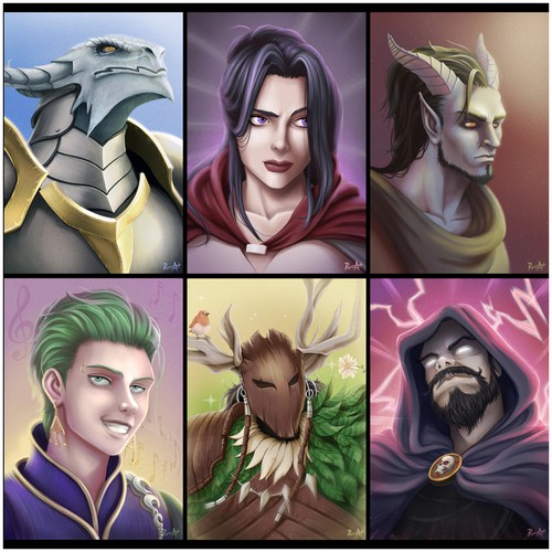 D&D Character Portraits