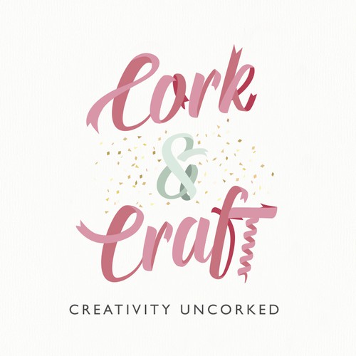 Logo for Wine + DIY event