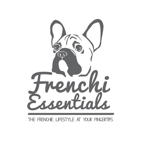 Logo for a luxury product line for Frenchie Bulldogs