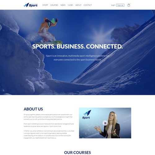 Institute of Sport webpage