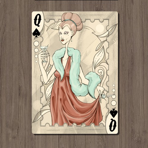 1920's Themed Poker Cards