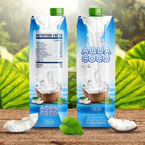 Aqua Coco Package Design