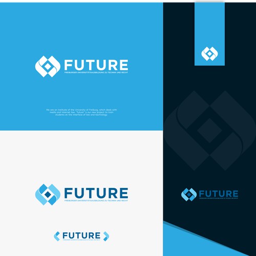 modern logo concept FUTURE company