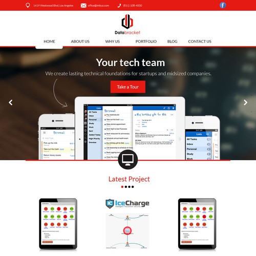 New website design for software consultancy