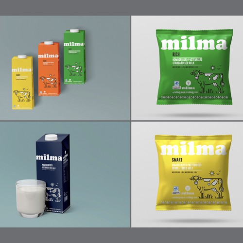 Milma Milk Packaging