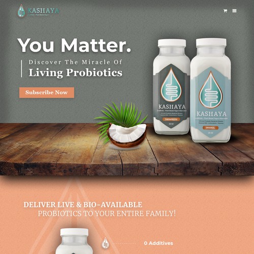 Healthcare Product Landing Page