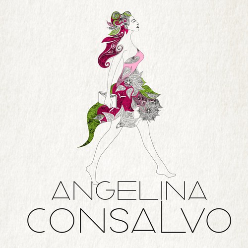 Bold Logo Design for Angelina Consalvo