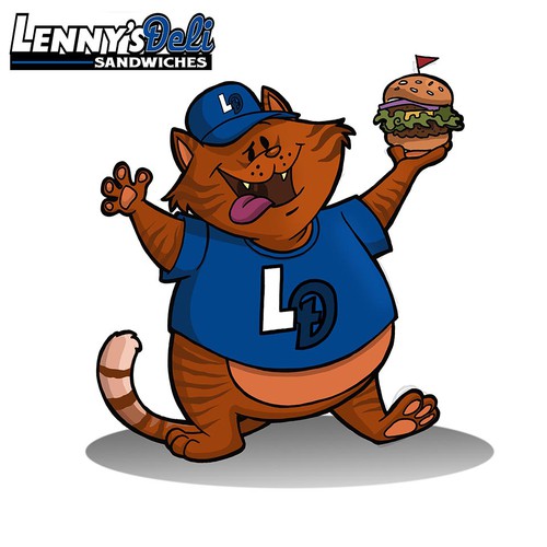 Lenny’s Deli cat mascot