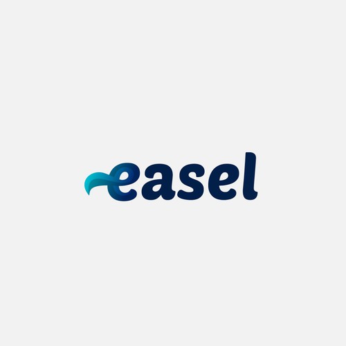 Easel with initial E