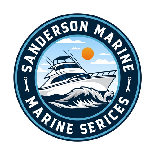 Logo design concept for Sanderson Marine