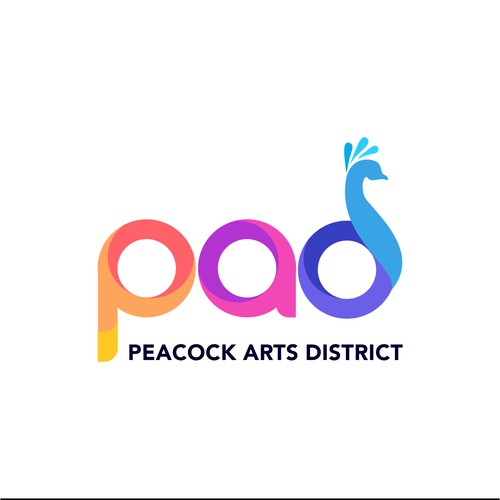 Logo for Peacock Arts District