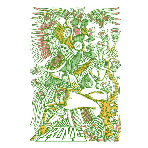 T-shirt Design Aztec / Mayan 