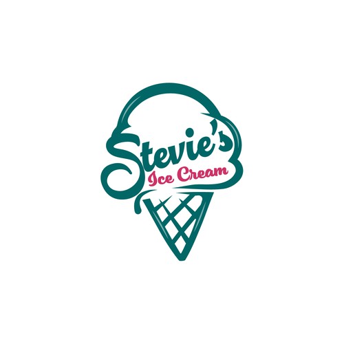Logo design for an ice cream stand.