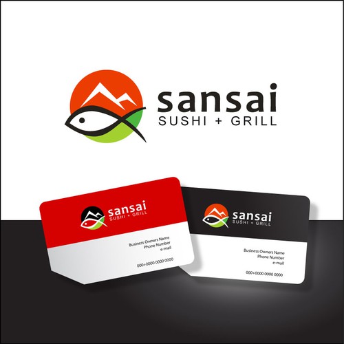 SanSai Japanese Grill & Sushi Logo Redesign