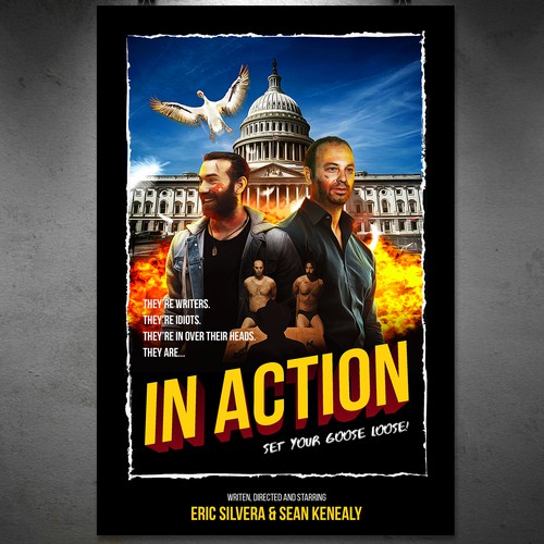 Action Comedy Movie Poster "In Action"