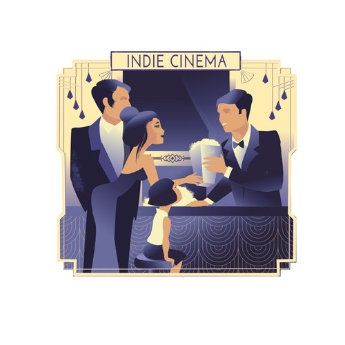 Conceptillustration for an Indie Cinema