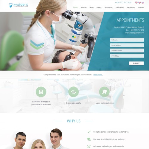 Modern Dental Website