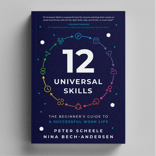 12 Universal Skills Book Cover Design Concept