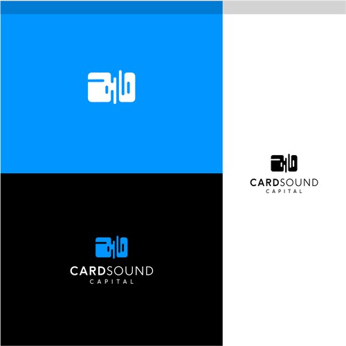 The logo has two meanings, namely combining debit card design and sound waves into one work