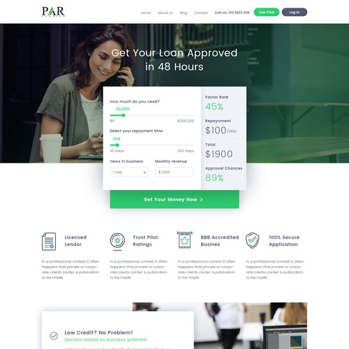 Landing Page