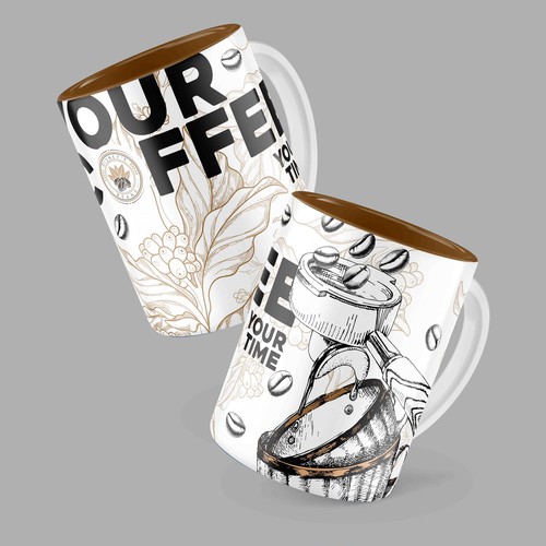 Coffee Cup design  for Disney's Beans - Coffee startup company