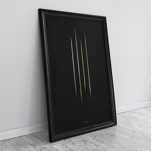 The Thin Gold Line - Luxury Posters 