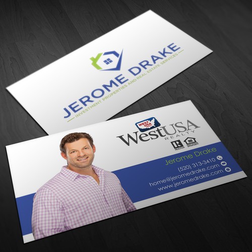 Business Card For Jerome Drake