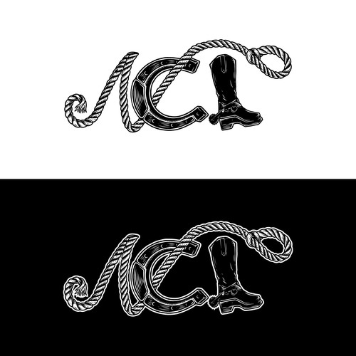 Icon typography logo