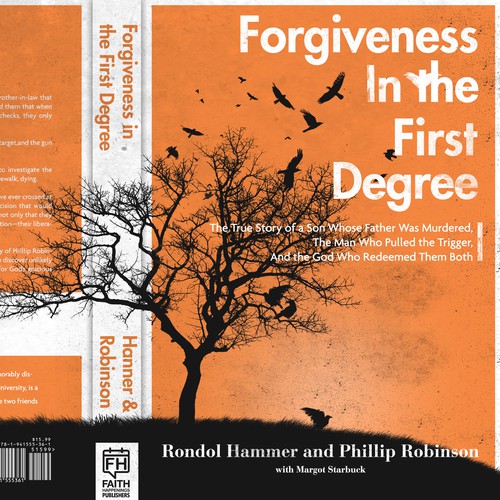 Bold book cover about murder and forgiveness
