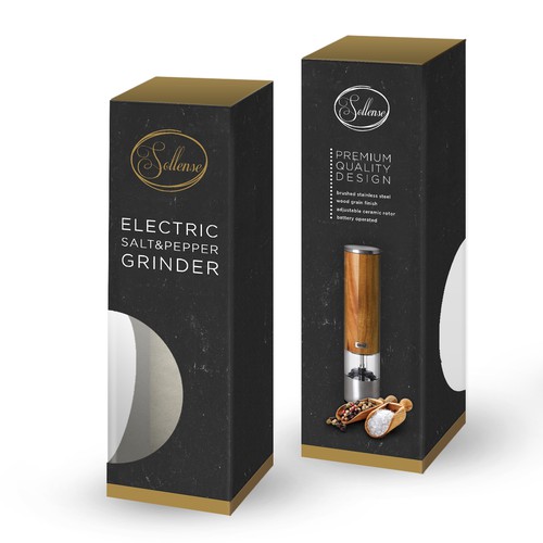 Package design for salt&pepper grinder