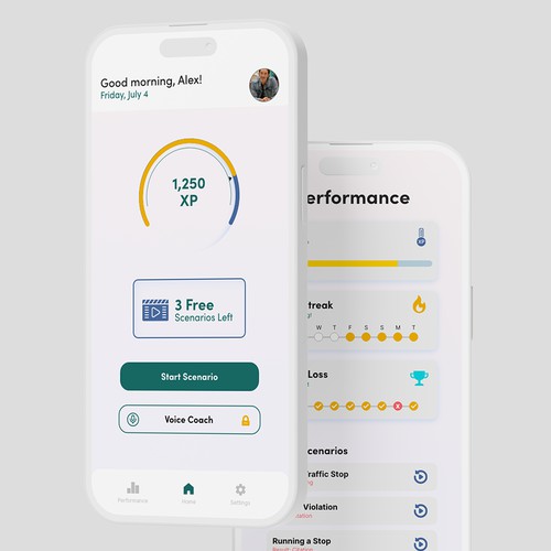 Design LawVue Mobile UI UX