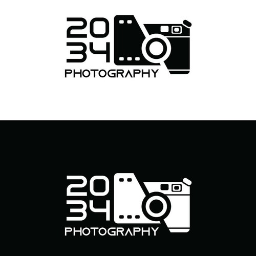 logo concept for 2034 photography