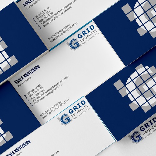  Business Card design for a property management firm.