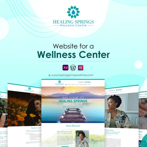 Healing Spring Wellness center - Website Design