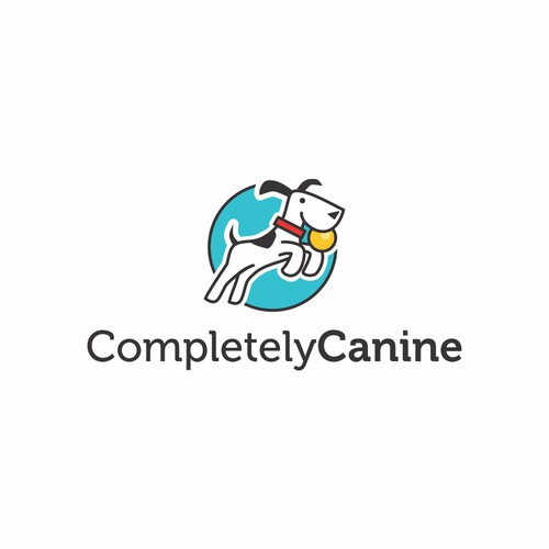 Logo for dog training company