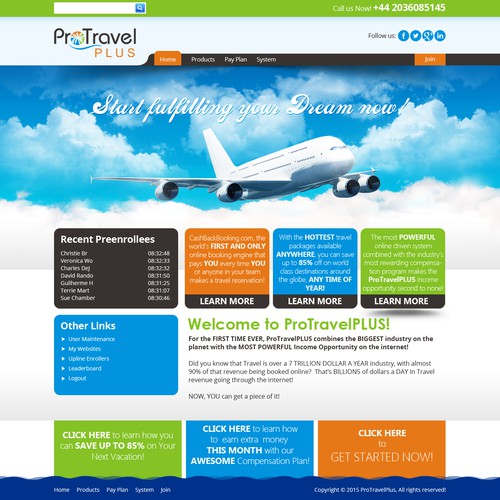 WEBSITE DESIGN FOR TRAVEL COMPANY - NEW