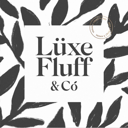 Custom Wordmark and Lettermark for Lüxe Fluff & Co
