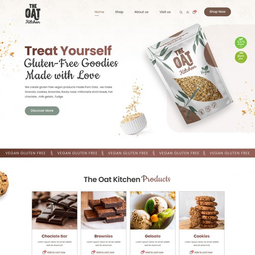 The Oat kitchen - Vegan Gluten free , fresh modern and easy to use