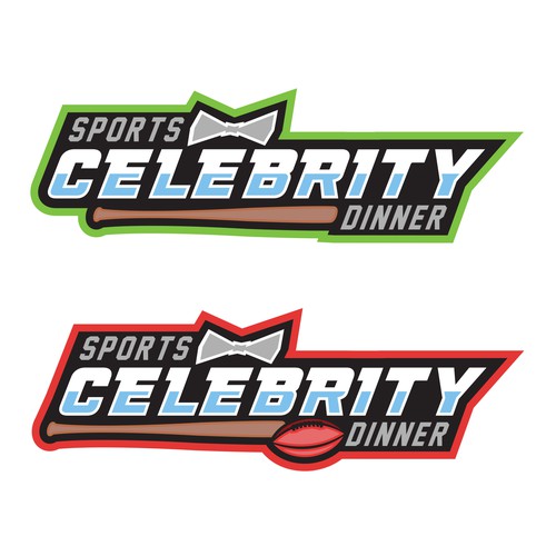 Fresh new logo for Sports Celebrity Dinner event