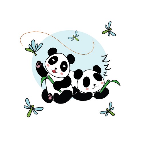 Happy pandas