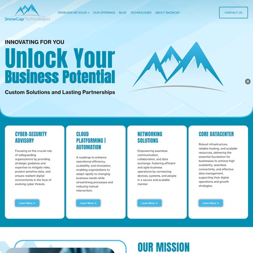 SnowCap Technologies Modern Design