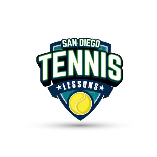 Logo concept for Tennis lessons 