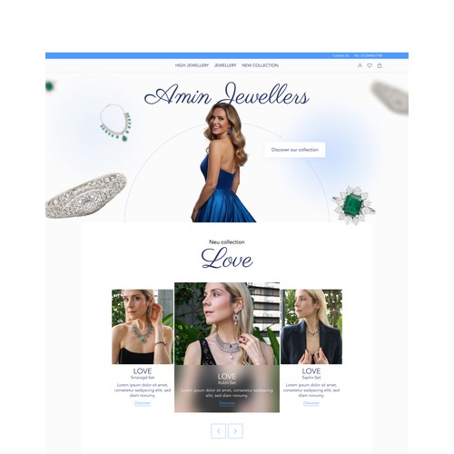 Landing page concept