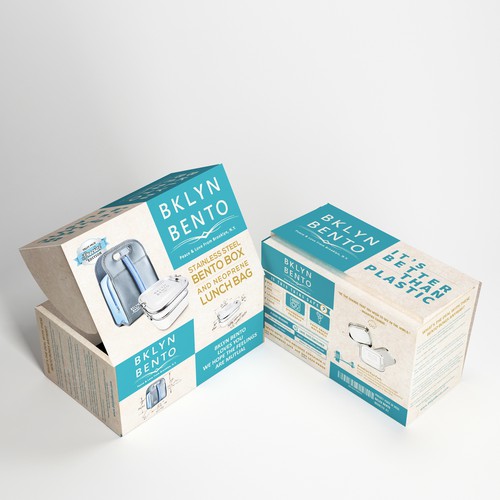 Box packaging for BKLYN Bento
