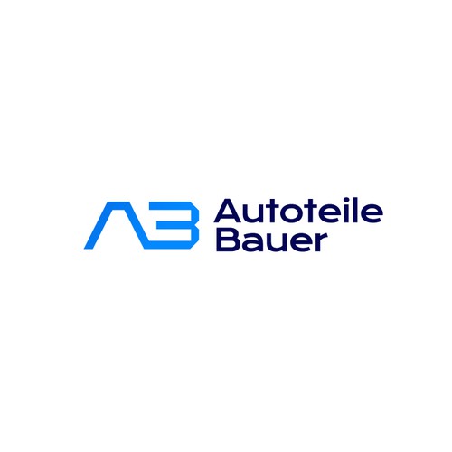 Ab initial logo for dealership