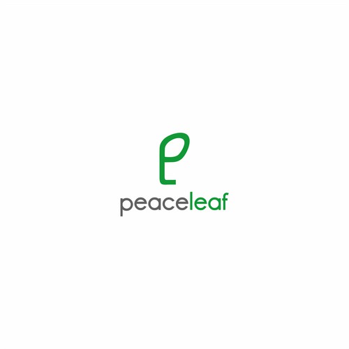 Logo concept for Peace Leaf