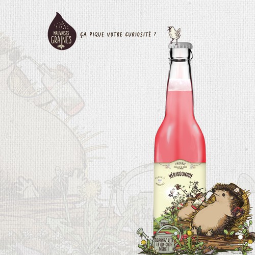 label for a blackberry lemonade
